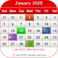 Trinidad and Tobago Calendar